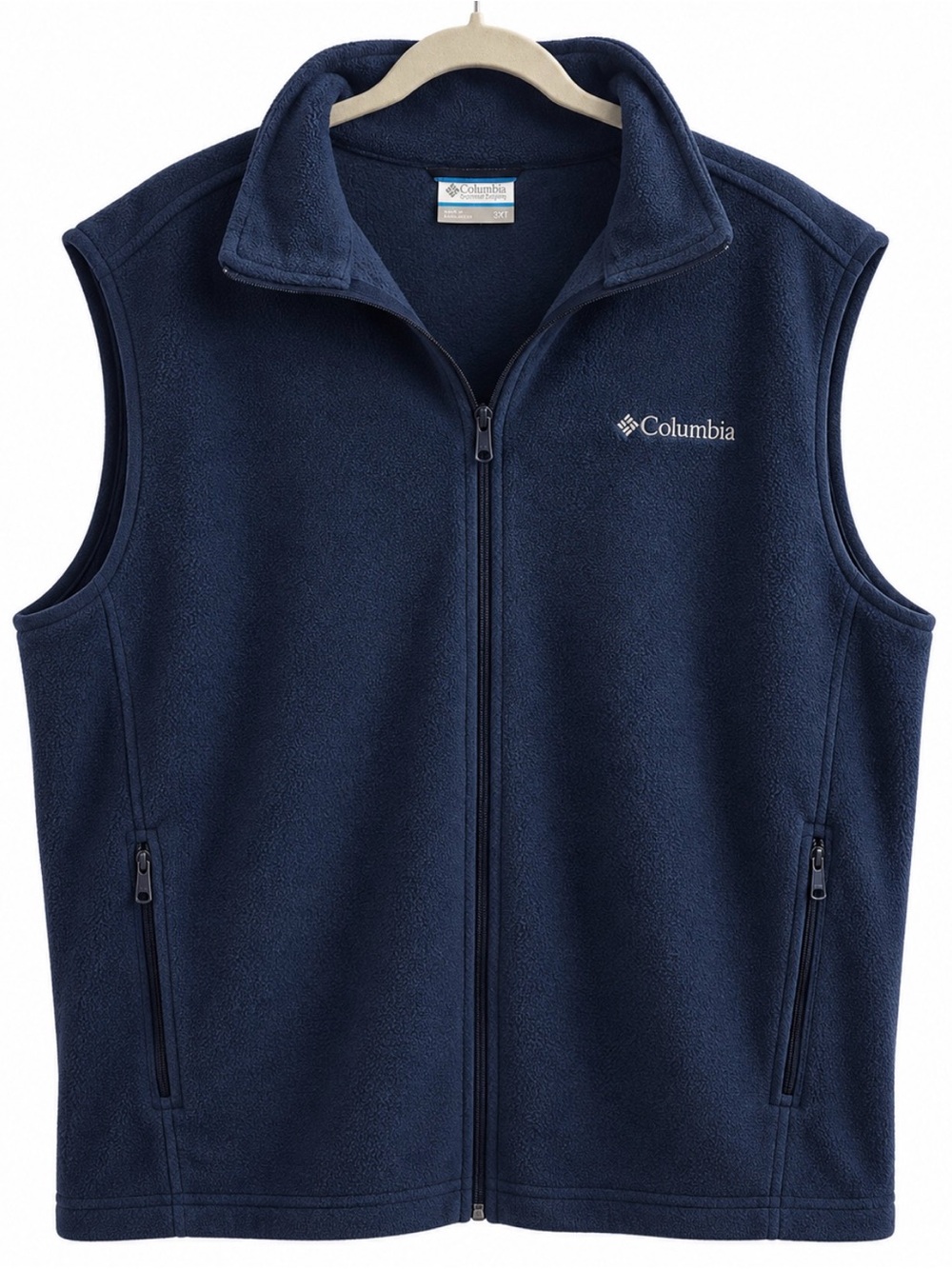 Columbia Men’s Dark Navy Full-Zip Fleece Jacket